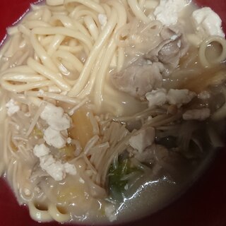 豚こまとえのきチャンポン麺